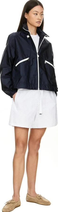 Regenjacke 'Marmacy' mit Kapuze Marineblau