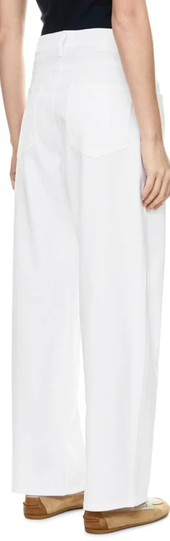 Relaxed-Fit Jeans 'Baggy Asymmetrical' Weiß
