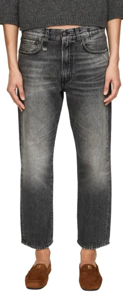 Relaxed-Fit-Jeans 'Boyfriend' Grau