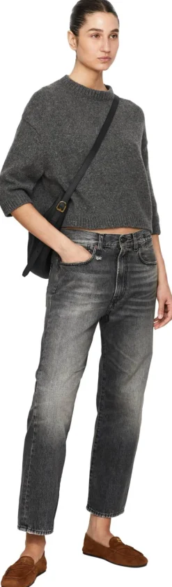Relaxed-Fit-Jeans 'Boyfriend' Grau