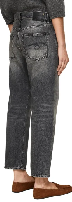 Relaxed-Fit-Jeans 'Boyfriend' Grau