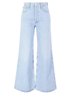 Relaxed-Fit-Jeans Hellblau