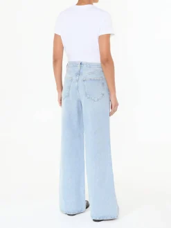 Relaxed-Fit-Jeans Hellblau