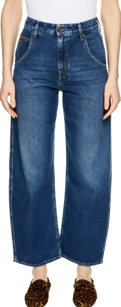 Relaxed-Fit Jeans 'Lila' Dunkelblau