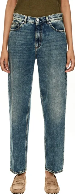 Relaxed-Fit Jeans 'Minerva' Mittelblau