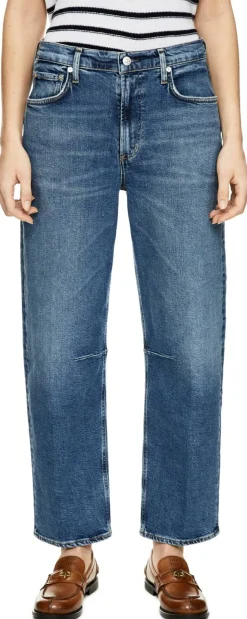 Relaxed-Fit-Jeans 'Miro' Mittelblau
