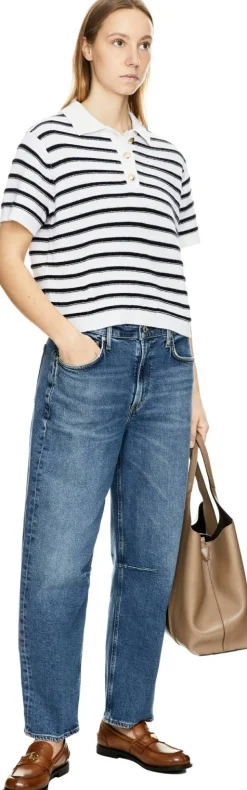 Relaxed-Fit-Jeans 'Miro' Mittelblau