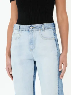 Relaxed Fit Jeans Mittelblau
