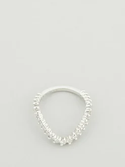 Ring 'Alliance Vague Diamants' Silber