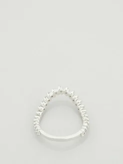 Ring 'Alliance Vague Diamants' Silber