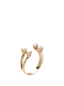 Ring 'Dots' mit Diamanten und Gold