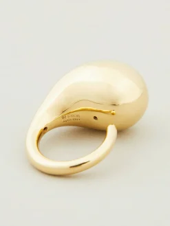 Ring mit Gold Finishing Gold