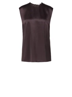 Ärmelloses Top Braun