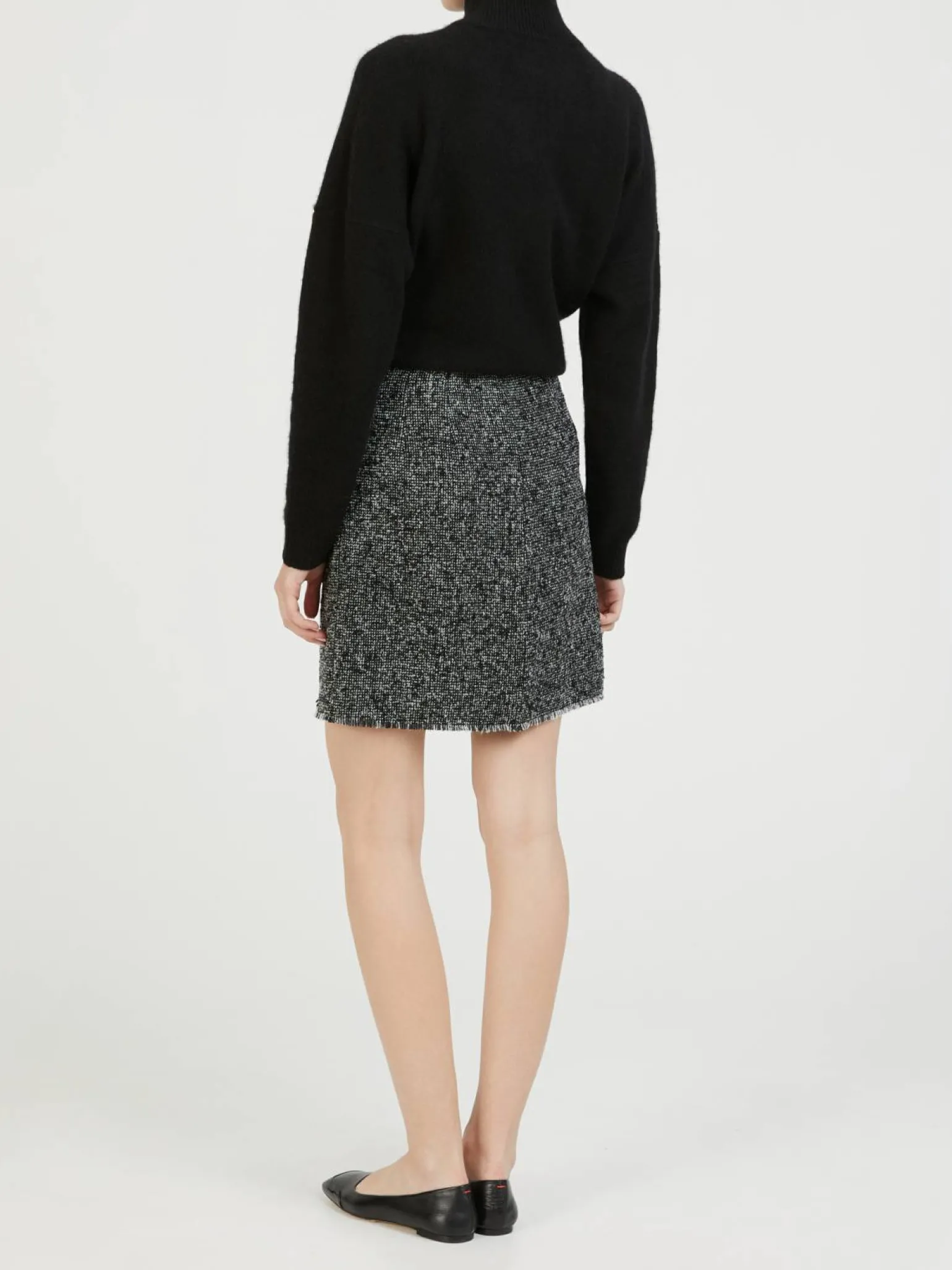 Rock 'Hulda Bouclé' Schwarz