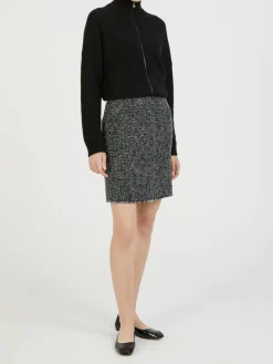 Rock 'Hulda Bouclé' Schwarz