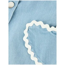 Rock 'Louise' mit Herztaschen Blau