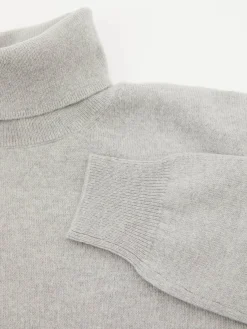 Rollkragenpullover Grau