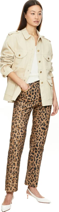 Safari-Jeansjacke 'Sahariana' Crème