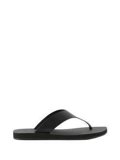 Sandale 'Dune Classic Ginza' aus Kalbsleder Schwarz
