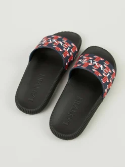 Sandalen 'Aprège' Marineblau/Rot