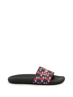 Sandalen 'Aprège' Marineblau/Rot