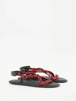Sandalen in Rot