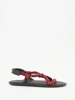 Sandalen in Rot