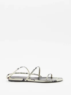 Sandalen 'Loop Flat' Beige