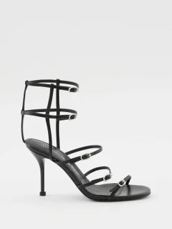 Sandalen mit Riemen Schwarz