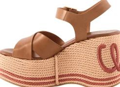Sandalen 'Sand' mit Keilabsatz Woodrose