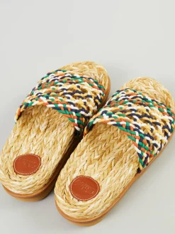 Sandalen 'Wavy' Beige/Multi