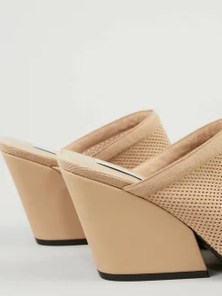 Sandalette 'Mesh Knitted Mat' Beige