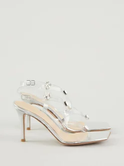 Sandaletten 'Crystal Fever' Silber