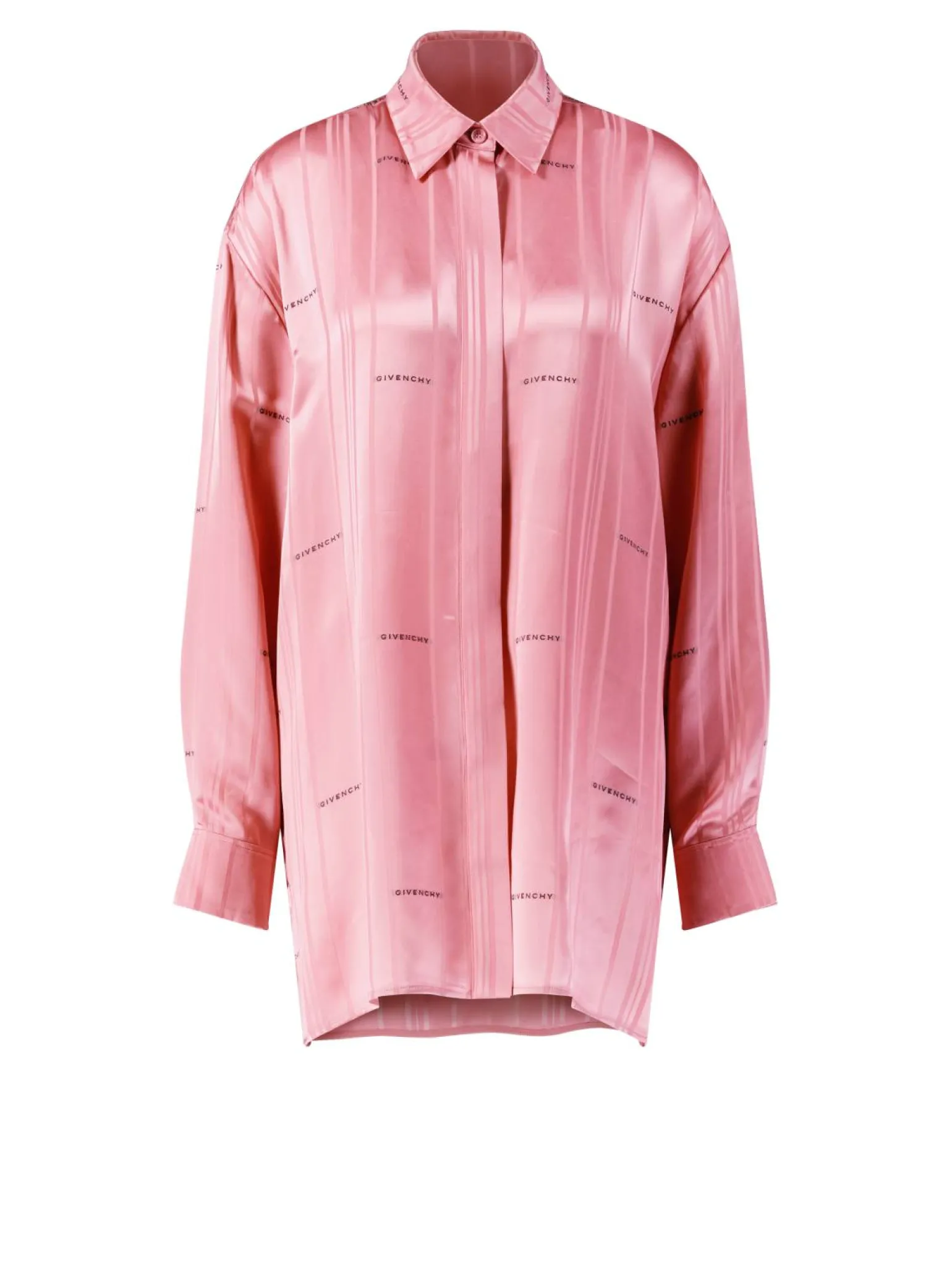 Satin-Hemd Pink