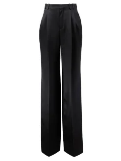 Satinhose Schwarz