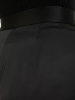 Satinhose Schwarz