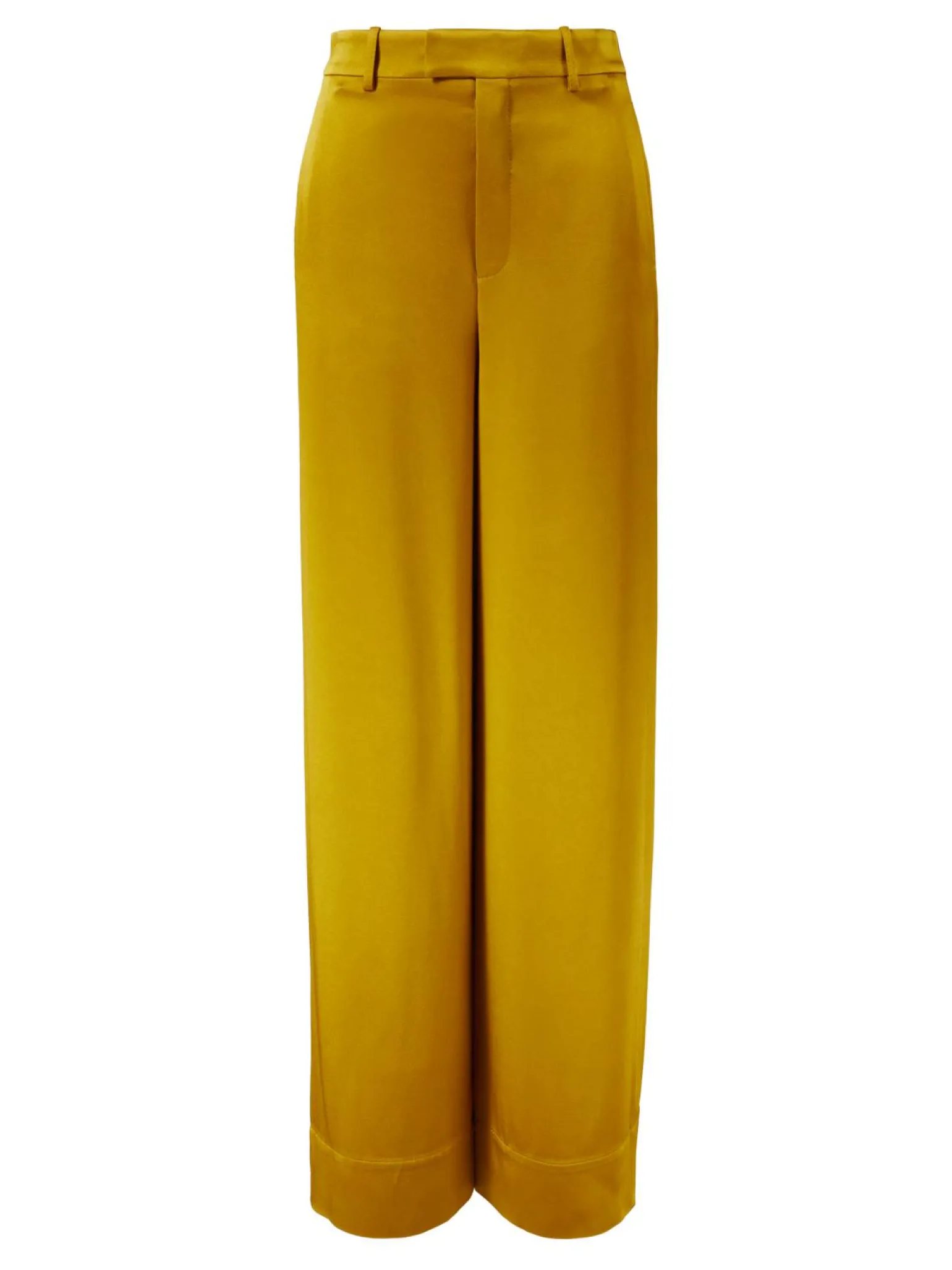 Schimmernde Stoffhose Vert Mousse