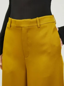 Schimmernde Stoffhose Vert Mousse