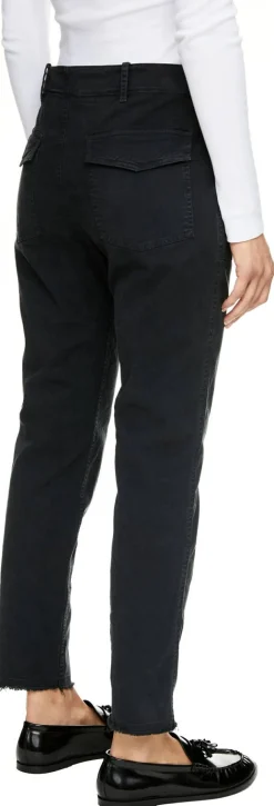 Schmale Stoffhose 'Jenna' Dunkelgrau