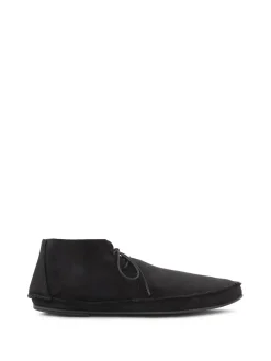 Schnürschuhe 'Tyler' aus Veloursleder Schwarz