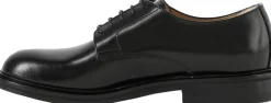 Schnurschuhe aus Leder Schwarz