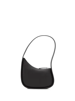 Schultertasche 'Half Moon' Schwarz
