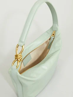 Schultertasche 'Hobo Knot' New Sauge