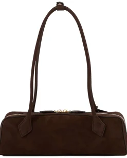Schultertasche 'Le Teckel Medium' Dunkelbraun