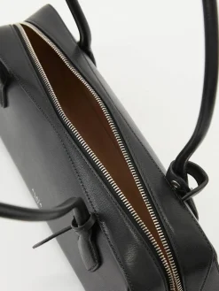 Schultertasche 'Le Teckel Medium' Schwarz