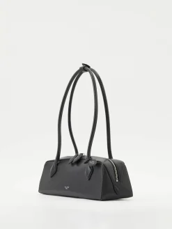 Schultertasche 'Le Teckel Medium' Schwarz
