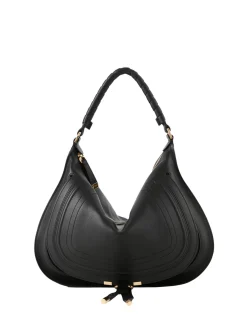 Schultertasche 'Marcie Hobo' Schwarz