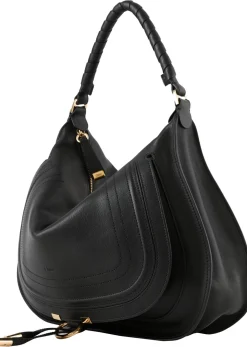 Schultertasche 'Marcie Hobo' Schwarz