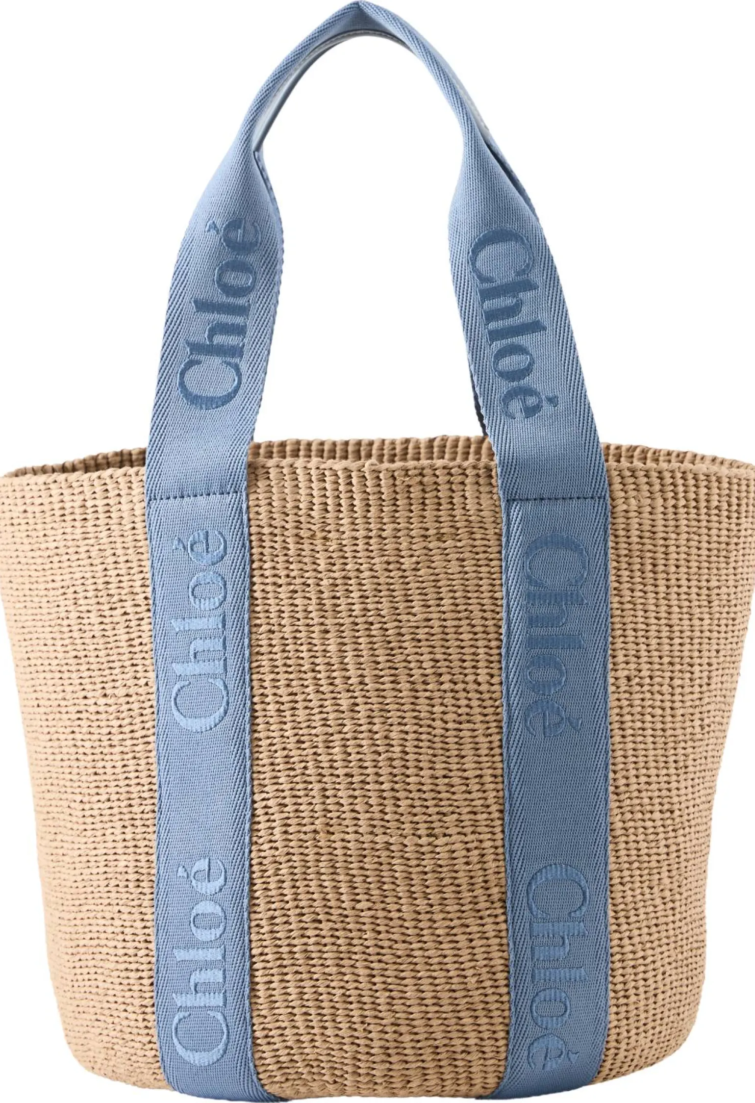 Schultertasche 'Medium Woody Basket' Ashes Blue
