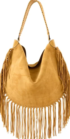 Schultertasche 'Oskan Hobo Soft' Gelb